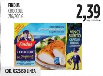 Carico Cash & Carry FINDUS CROCCOLE offerta