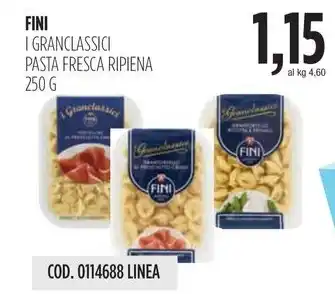 Carico Cash & Carry FINI I GRANCLASSICI PASTA FRESCA RIPIENA 250 G offerta