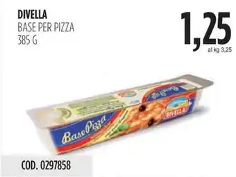 Carico Cash & Carry DIVELLA BASE PER PIZZA 385 G offerta