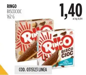 Carico Cash & Carry RINGO BISCOCIOC 162 G offerta