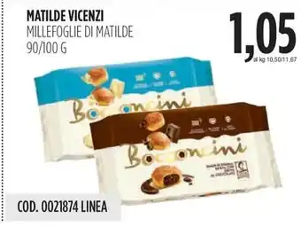 Carico Cash & Carry MATILDE VICENZI MILLEFOGLIE DI MATILDE 90/100 G offerta