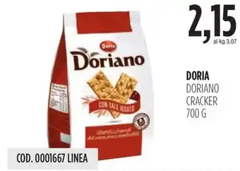 Carico Cash & Carry DORIA DORIANO CRACKER 700 G offerta