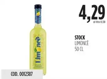 Carico Cash & Carry STOCK LIMONCE 50 CL offerta