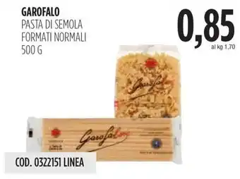 Carico Cash & Carry GAROFALO PASTA DI SEMOLA FORMATI NORMALI 500 G offerta