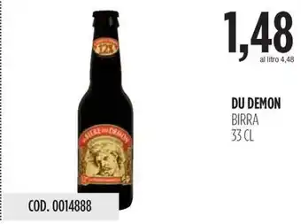 Carico Cash & Carry DU DEMON BIRRA 33 CL offerta
