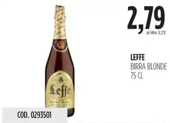 Carico Cash & Carry LEFFE BIRRA BLONDE 75 CL offerta