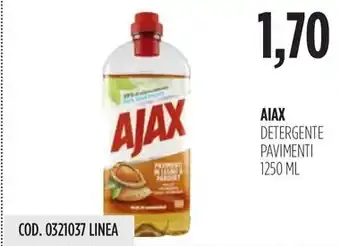 Carico Cash & Carry AIAX DETERGENTE PAVIMENTI 1250 ML offerta