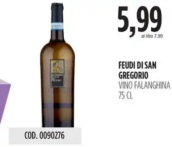 Carico Cash & Carry FEUDI DI SAN GREGORIO VINO FALANGHINA 75 CL offerta