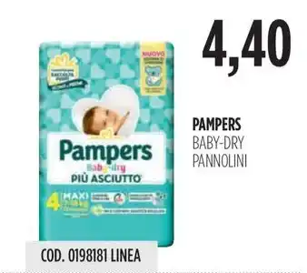 Carico Cash & Carry PAMPERS BABY-DRY PANNOLINI offerta