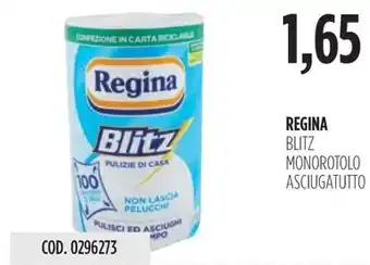 Carico Cash & Carry REGINA BLITZ MONOROTOLO ASCIUGATUTTO offerta