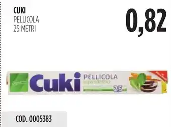 Carico Cash & Carry CUKI PELLICOLA 25 METRI offerta