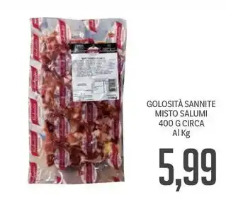 Supermercati Piccolo GOLOSITÀ SANNITE MISTO SALUMI 400 G CIRCA offerta