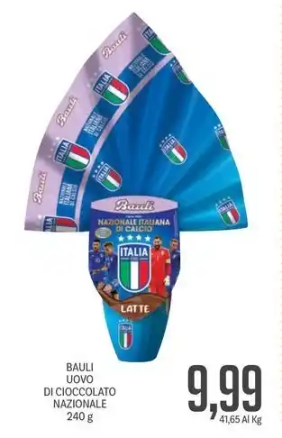 Supermercati Piccolo BAULI UOVO DI CIOCCOLATO NAZIONALE offerta