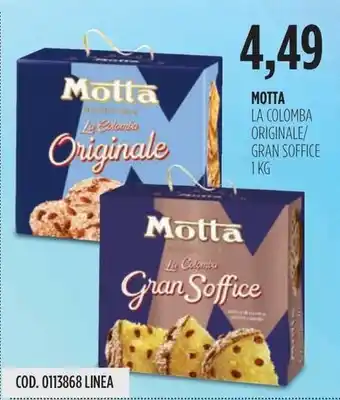 Carico Cash & Carry MOTTA LA COLOMBA ORIGINALE/ GRAN SOFFICE 1KG offerta