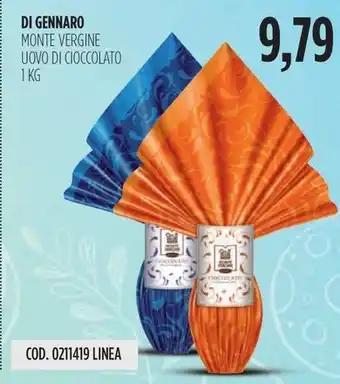 Carico Cash & Carry DI GENNARO MONTE VERGINE UOVO DI CIOCCOLATO 1KG offerta