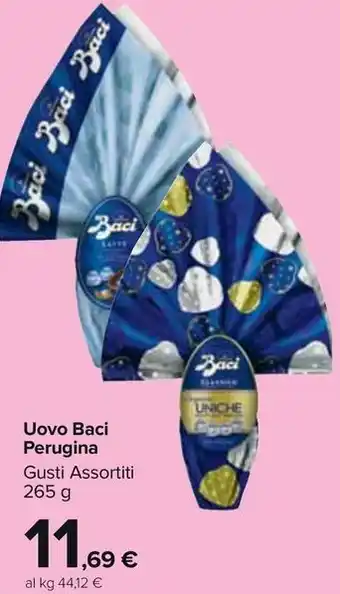Carrefour Market Uovo Baci Perugina Gusti Assortiti 265 g offerta