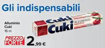 Carrefour Market Alluminio Cuki offerta