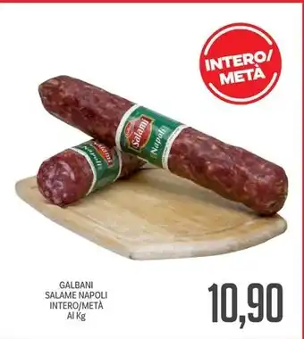 Supermercati Piccolo GALBANI SALAME NAPOLI INTERO/METÀ offerta