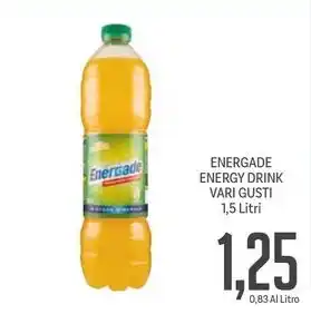 Supermercati Piccolo ENERGADE ENERGY DRINK VARI GUSTI 1,5 Litri offerta