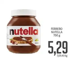 Supermercati Piccolo FERRERO NUTELLA 750 g offerta