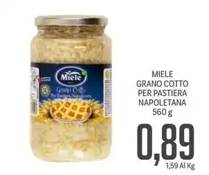 Supermercati Piccolo MIELE GRANO COTTO PER PASTIERA NAPOLETANA 560 g offerta