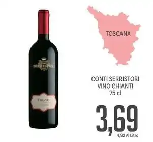CONTI SERRISTORI VINO CHIANTI 75 cl