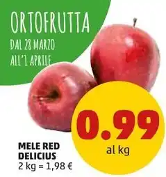 PENNY MELE RED DELICIUS 2 kg offerta