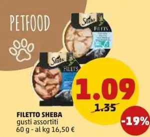 PENNY FILETTO SHEBA gusti assortiti offerta