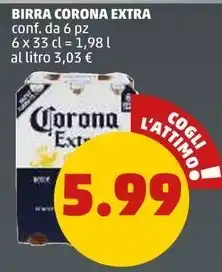 PENNY BIRRA CORONA EXTRA conf. da 6 pz offerta