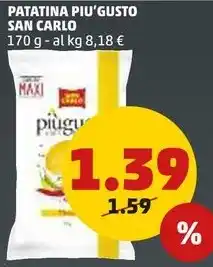 PATATINA PIU'GUSTO SAN CARLO 170 g