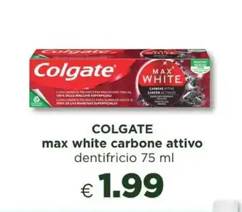 Acqua & Sapone COLGATE max white carbone attivo dentifricio 75 ml offerta