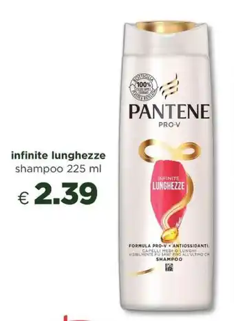 Acqua & Sapone PANTENE infinite lunghezze shampoo 225 ml offerta