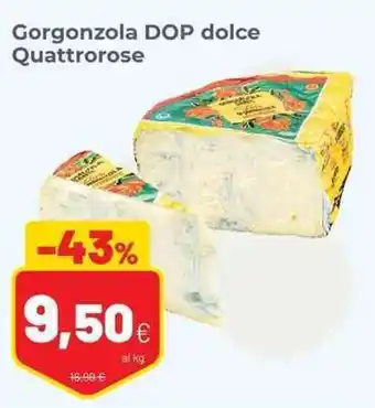Coop Gorgonzola DOP dolce Quattrorose offerta