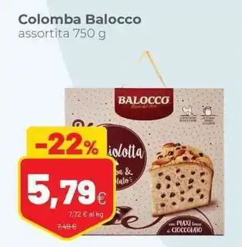 Coop Colomba Balocco assortita 750 g offerta