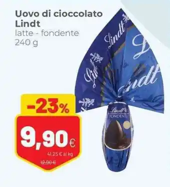 Coop Uovo di cioccolato Lindt latte - fondente 240 g offerta