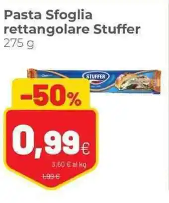 Coop Pasta Sfoglia rettangolare Stuffer 275 g offerta