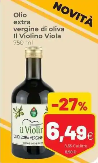 Coop Olio extra vergine di oliva Il Violino Viola 750 ml offerta