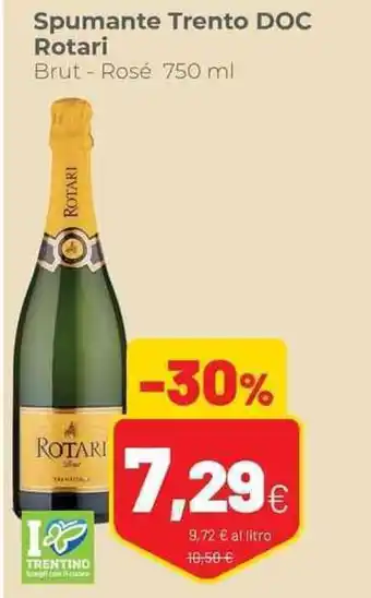 Coop Spumante Trento DOC Rotari Brut - Rosé 750 ml offerta