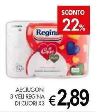 PrestoFresco ASCIUGONI 3 VELI REGINA DI CUORI X3 offerta