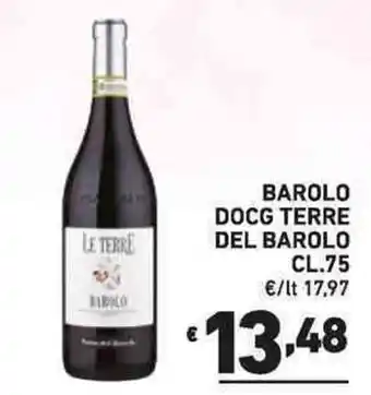 Ok Market BAROLO DOCG TERRE DEL BAROLO CL.75 offerta