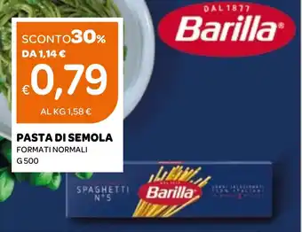 Ekom Barilla PASTA DI SEMOLA FORMATI NORMALI G 500 offerta