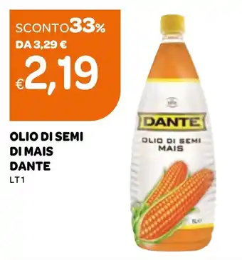 Ekom OLIO DI SEMI DI MAIS DANTE LT 1 offerta