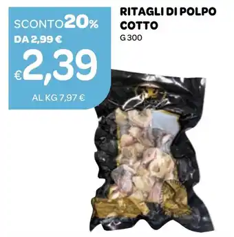 Ekom RITAGLI DI POLPO COTTO G 300 offerta