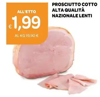 Ekom PROSCIUTTO COTTO ALTA QUALITÀ NAZIONALE LENTI offerta