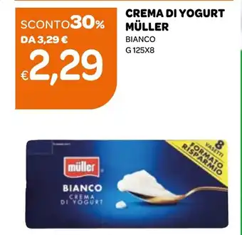 Ekom CREMA DI YOGURT MÜLLER BIANCO G 125X8 offerta