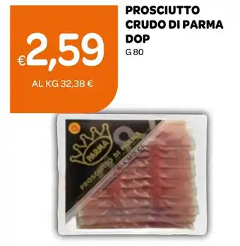 Ekom PROSCIUTTO CRUDO DI PARMA DOP G 80 offerta