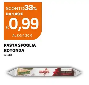 Ekom PASTA SFOGLIA ROTONDA G 230 offerta