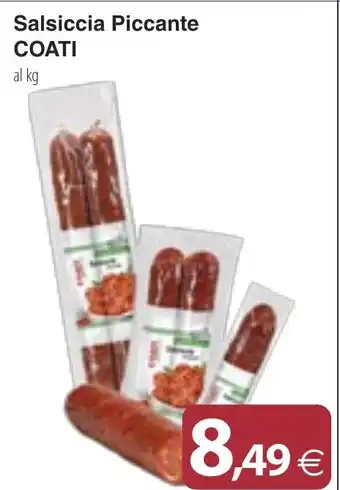 Docks Cash&Carry Salsiccia Piccante COATI offerta
