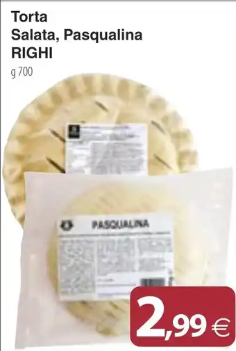 Torta Salata, Pasqualina PASQUALINA RIGHI g 700