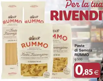 Docks Cash&Carry Pasta di Semola RUMMO g 500 offerta